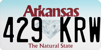 AR license plate 429KRW