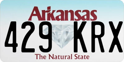AR license plate 429KRX