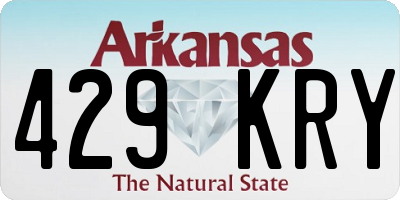 AR license plate 429KRY