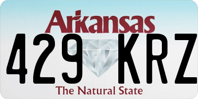 AR license plate 429KRZ