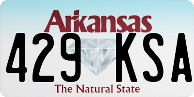 AR license plate 429KSA
