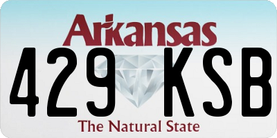 AR license plate 429KSB