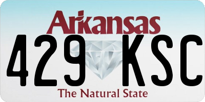 AR license plate 429KSC