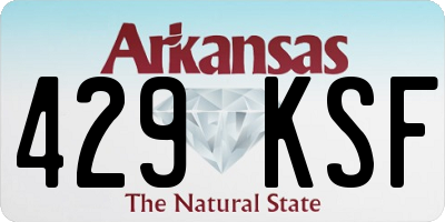 AR license plate 429KSF