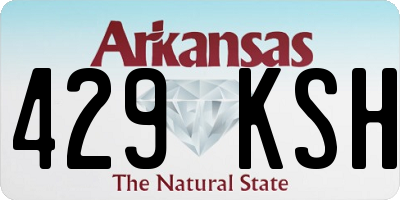 AR license plate 429KSH