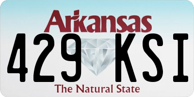AR license plate 429KSI