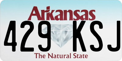 AR license plate 429KSJ