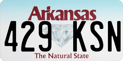 AR license plate 429KSN