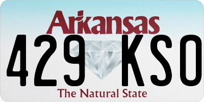 AR license plate 429KSO