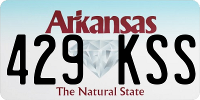 AR license plate 429KSS