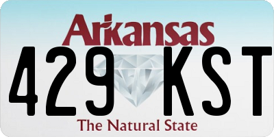 AR license plate 429KST