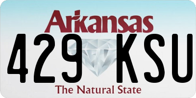 AR license plate 429KSU