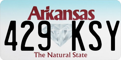 AR license plate 429KSY