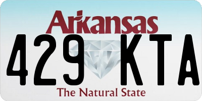 AR license plate 429KTA