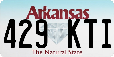 AR license plate 429KTI