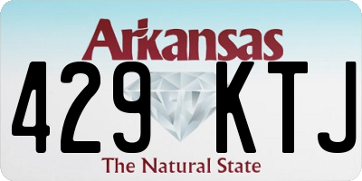 AR license plate 429KTJ