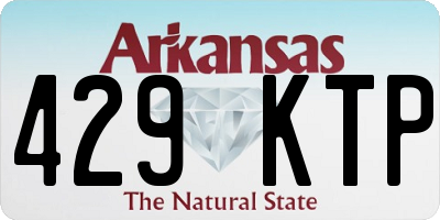 AR license plate 429KTP
