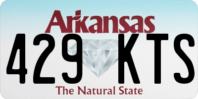 AR license plate 429KTS