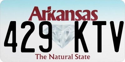 AR license plate 429KTV