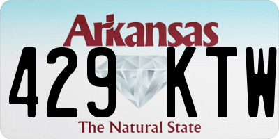 AR license plate 429KTW