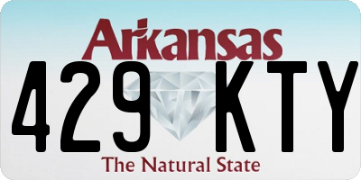 AR license plate 429KTY