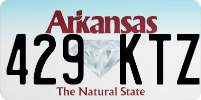 AR license plate 429KTZ
