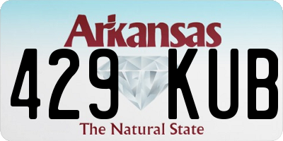 AR license plate 429KUB