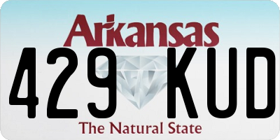 AR license plate 429KUD