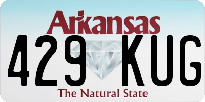 AR license plate 429KUG