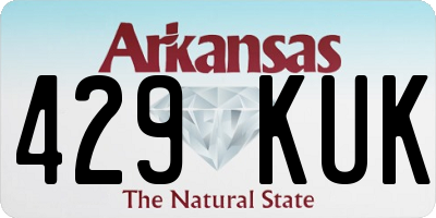 AR license plate 429KUK