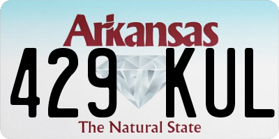 AR license plate 429KUL