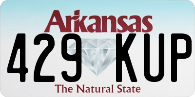 AR license plate 429KUP