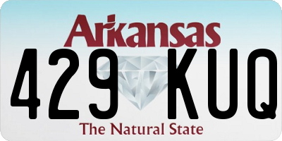 AR license plate 429KUQ