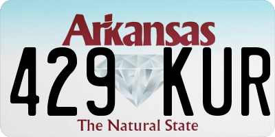 AR license plate 429KUR