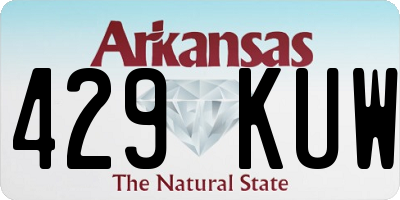 AR license plate 429KUW