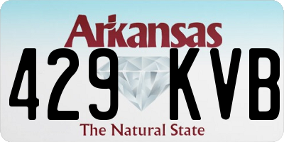 AR license plate 429KVB
