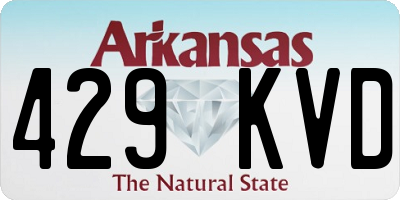 AR license plate 429KVD