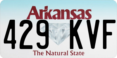 AR license plate 429KVF