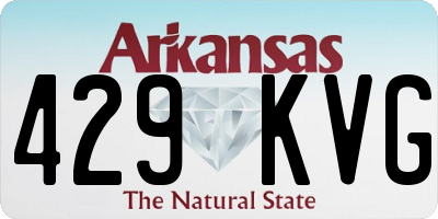 AR license plate 429KVG