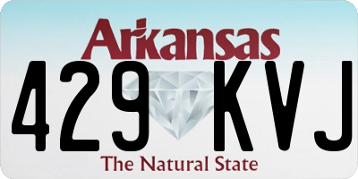 AR license plate 429KVJ