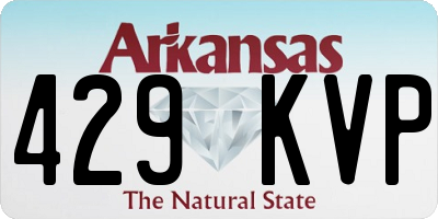 AR license plate 429KVP