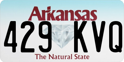 AR license plate 429KVQ