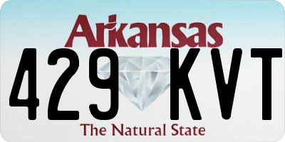 AR license plate 429KVT