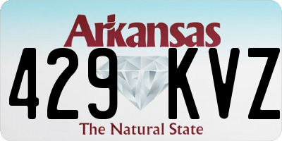 AR license plate 429KVZ