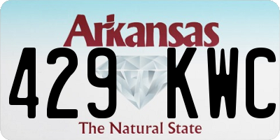 AR license plate 429KWC
