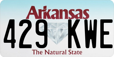 AR license plate 429KWE