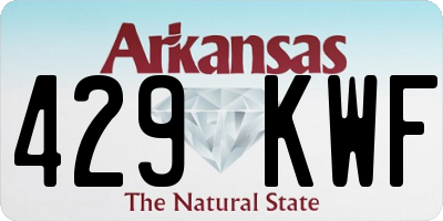 AR license plate 429KWF