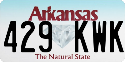 AR license plate 429KWK