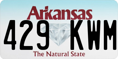 AR license plate 429KWM
