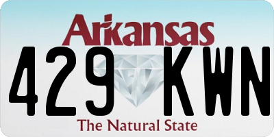 AR license plate 429KWN